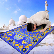 kids Super Soft Muslim Carpet Portable Printed Thick Rug Cheap Durable Raschel prayer mat